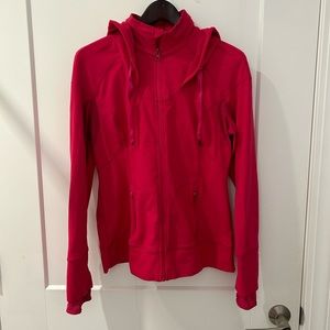 Zella Pink Zip Up Athletic Running Hoodie